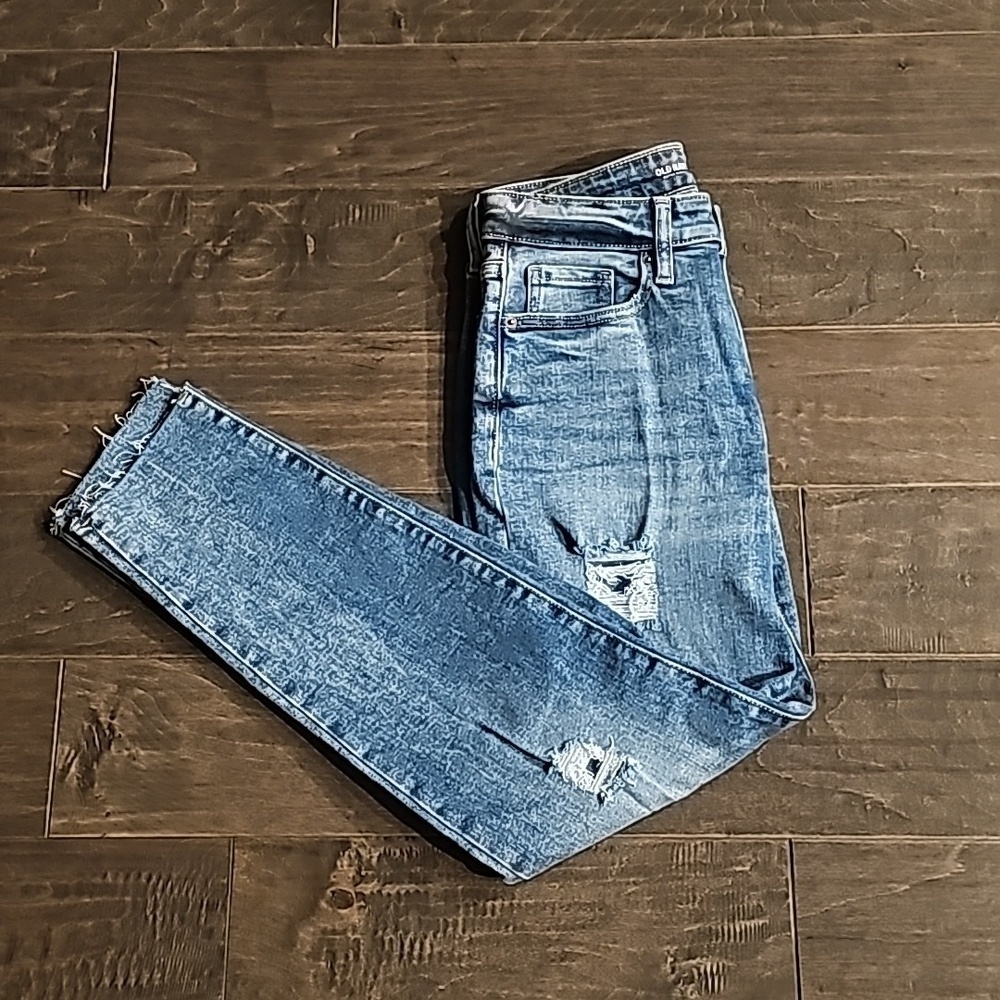 New Old Navy O.G. Straight High-Rise Secret Smooth Pockets Women's Jeans sz 2 - Picture 8 of 8